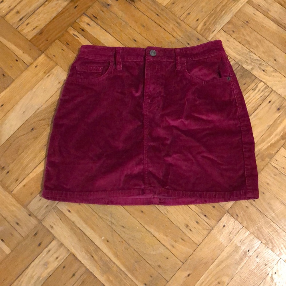 Current Elliot pink corduroy skirt size 28 NWT